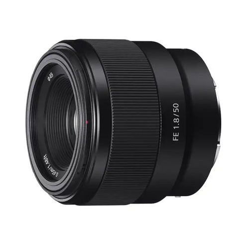 Lente Sony SEL50F18F 50mm, F1.8, Full Frame, montura E, compacta, ligera